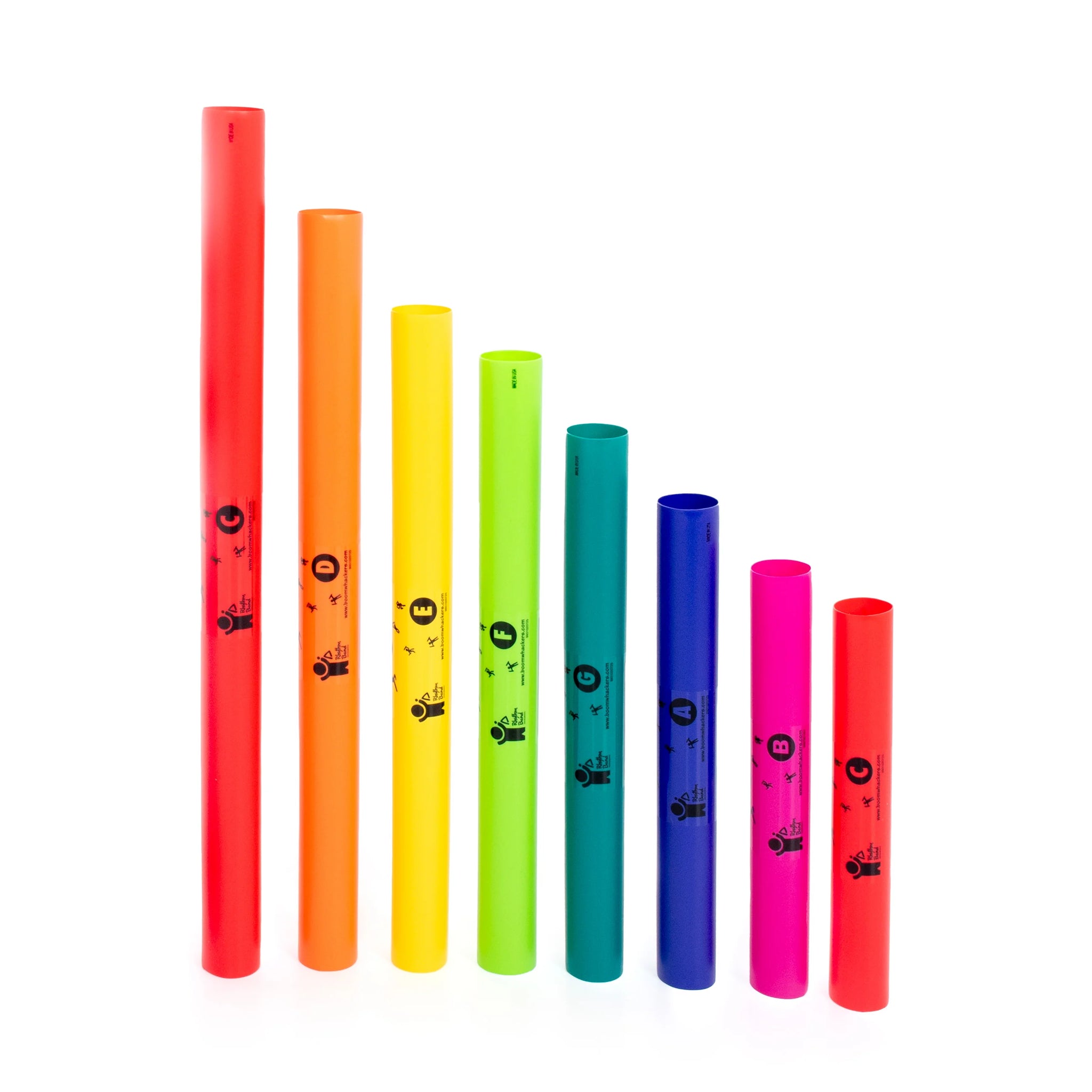 Boomwhackers 8-note C major diatonic set