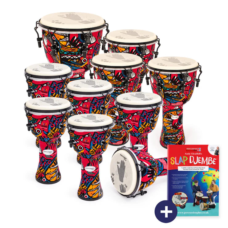 Percussion Plus Carnival slap djembe multipack