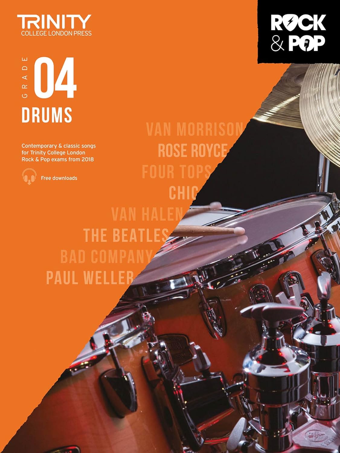 Rock & Pop 2018 Drums Grade 4