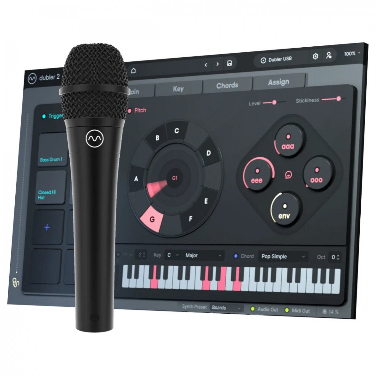 Dubler Studio Kit 2 (Software and Microphone)