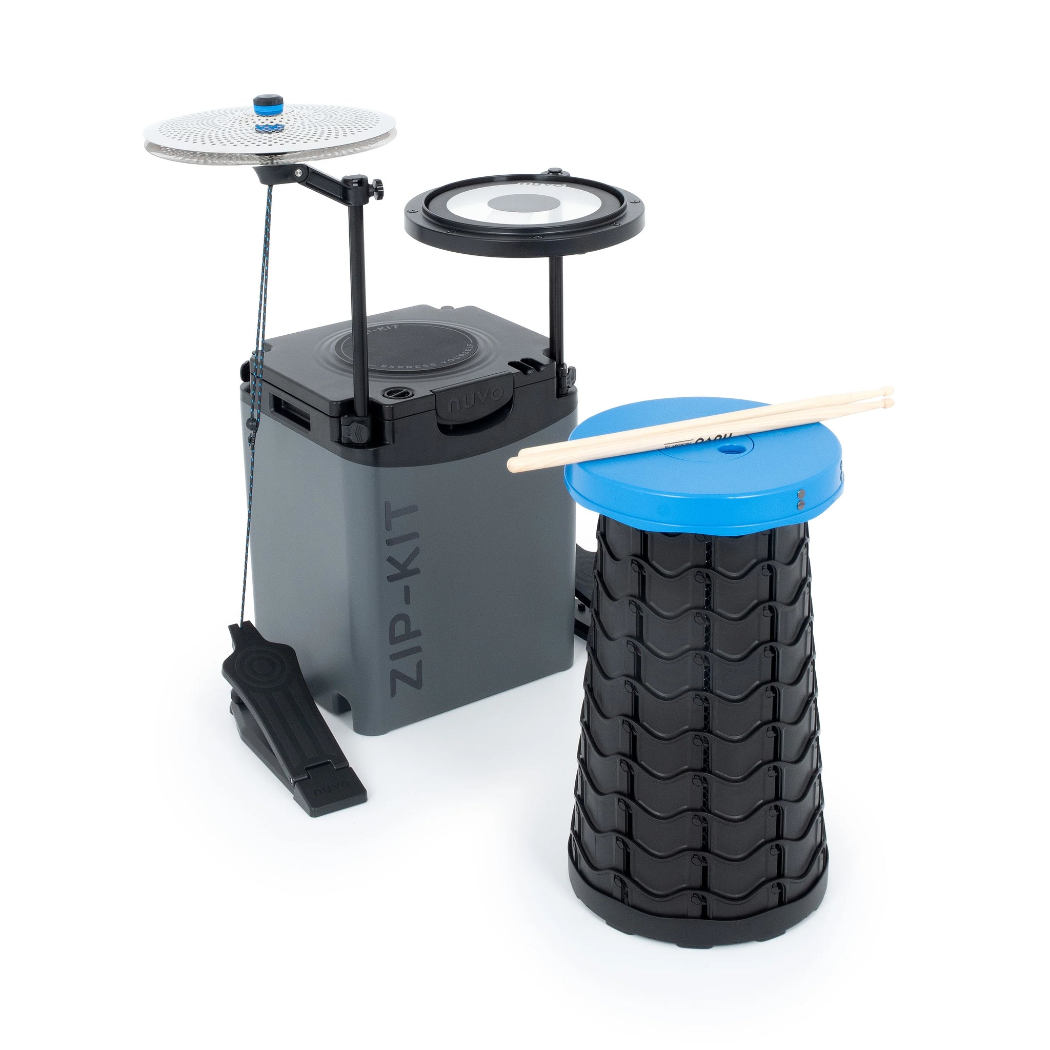 Nuvo Zip-Kit Essential compact drum kit