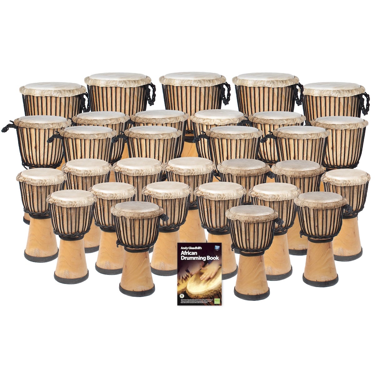 African Drumming – Primary – 30 Djembe Drum Pack
