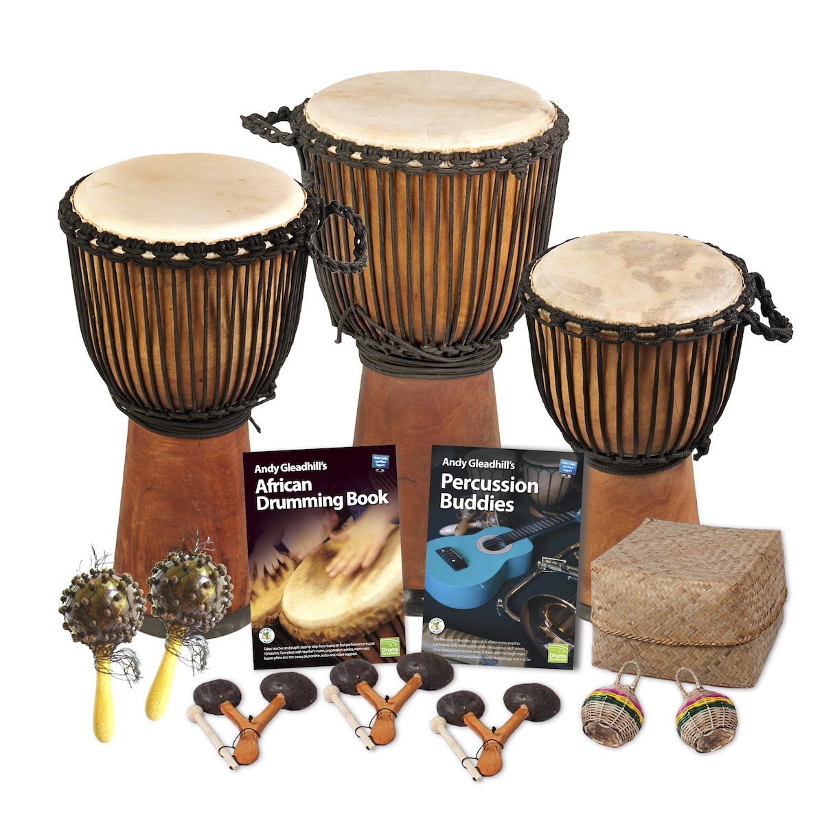 African Drumming 10 Player Wide Top Starter Pack