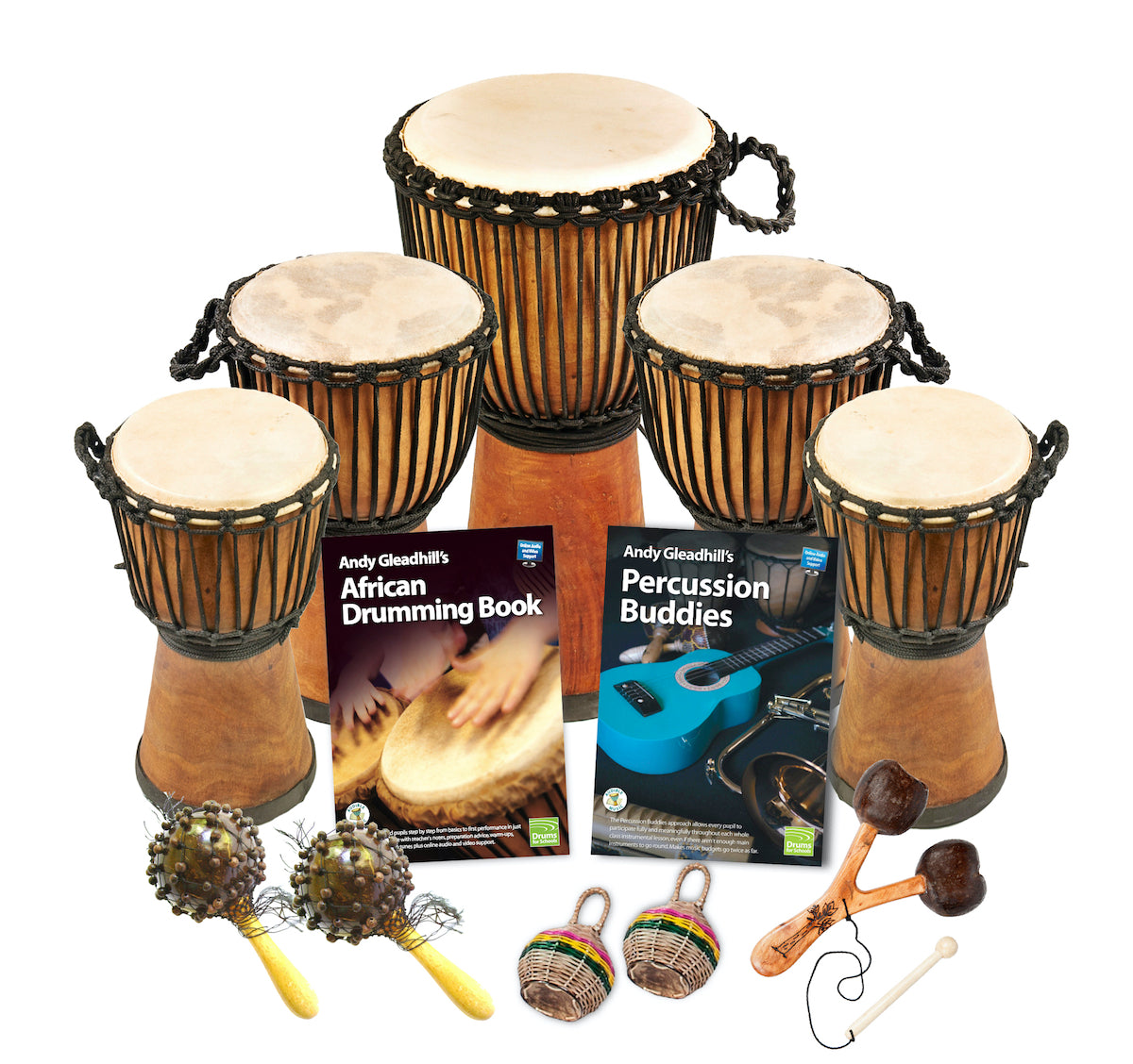African Drumming – Primary – 10 Player Wide Top Class Pack – Buddies