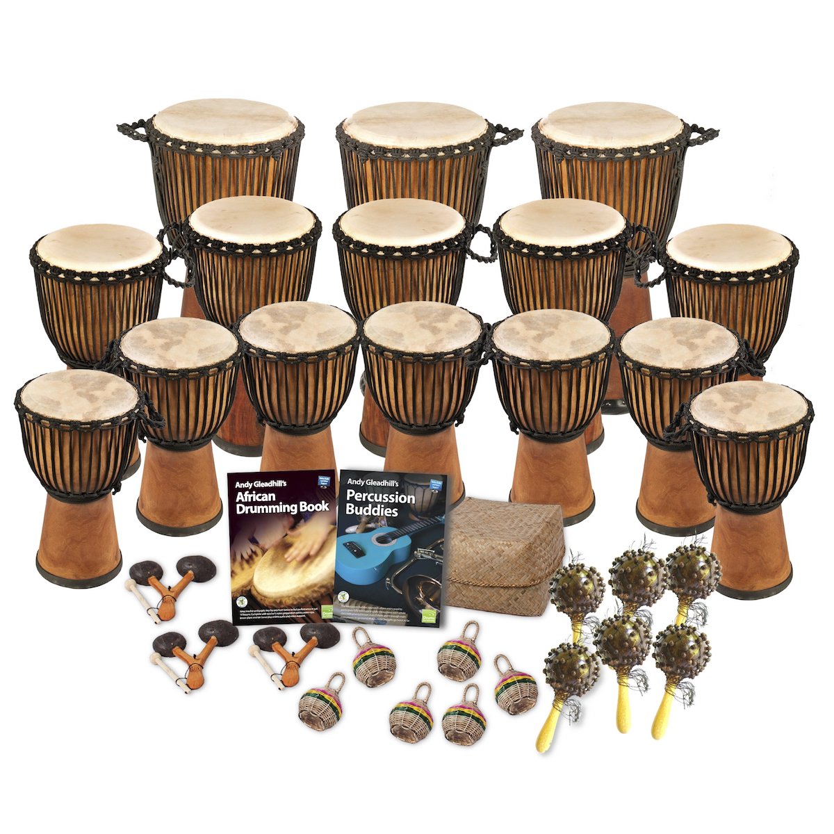 African Drumming 30 Player Wide Top Class Pack – Buddies