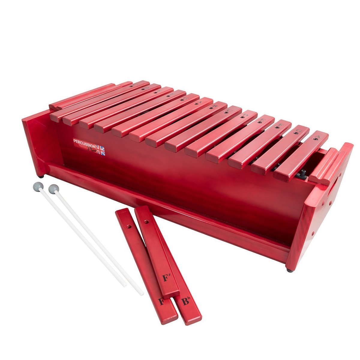 Percussion Plus Classic Red Box Alto Diatonic Xylophone