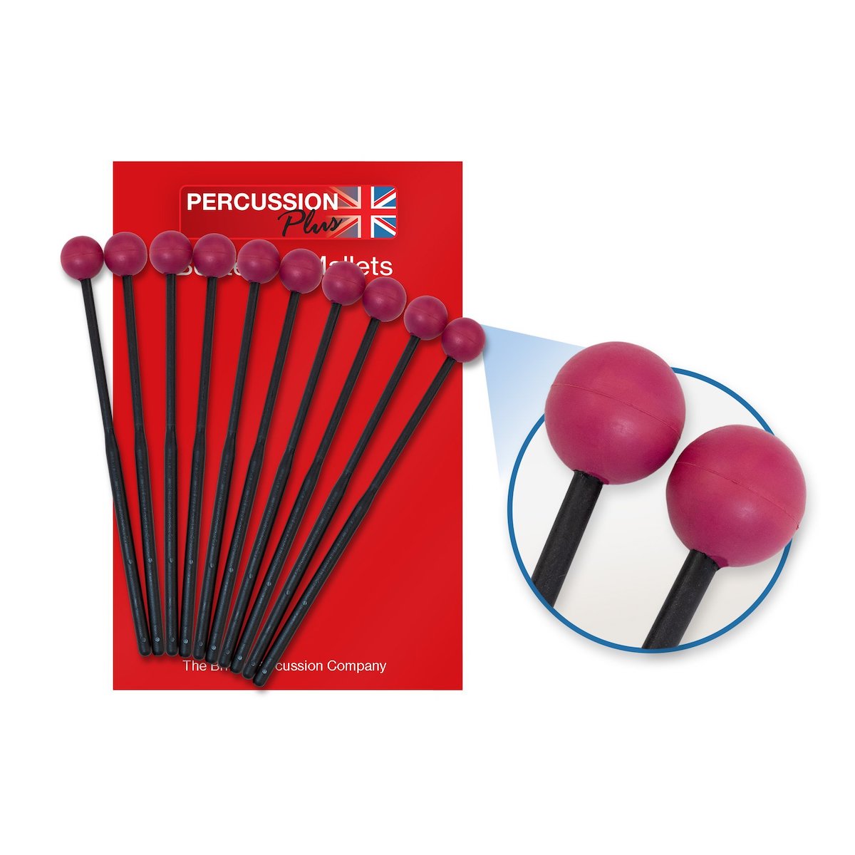 Percussion Plus Glockenspiel or Chime Bar Beaters - Pack of 5 Pairs