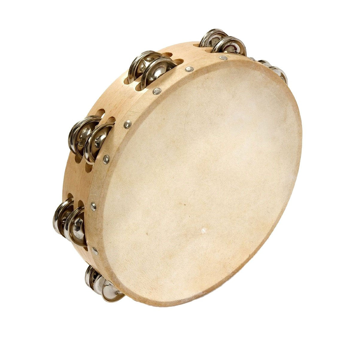 Percussion Plus Tambourine with Double Row of Jingles