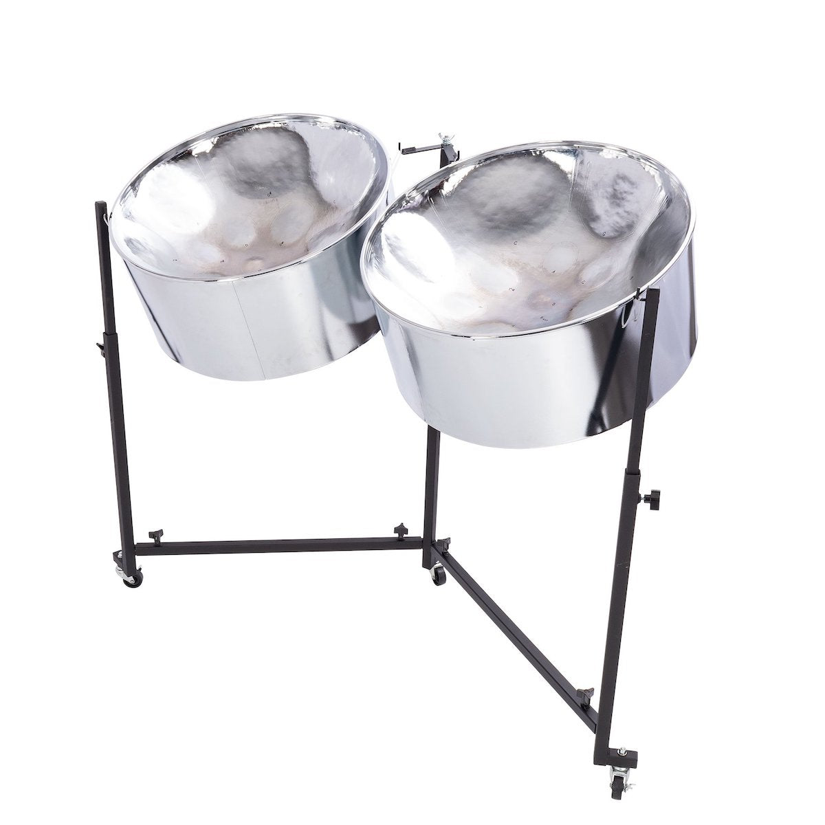 Percussion Plus Import Series Double Seconds Steel Pans in chrome finish