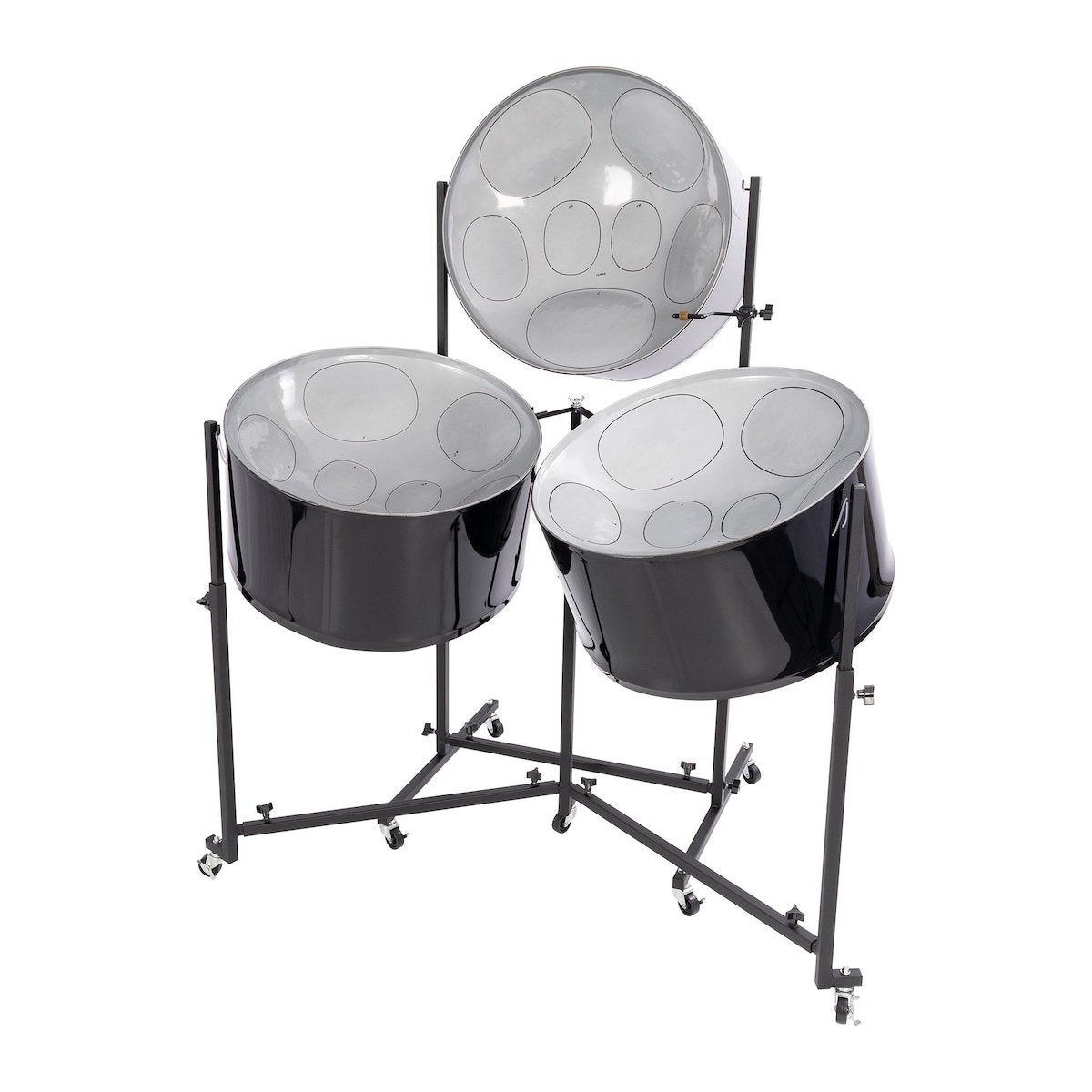 Percussion Plus Import Series Triple Cello Steel Pans in painted finish