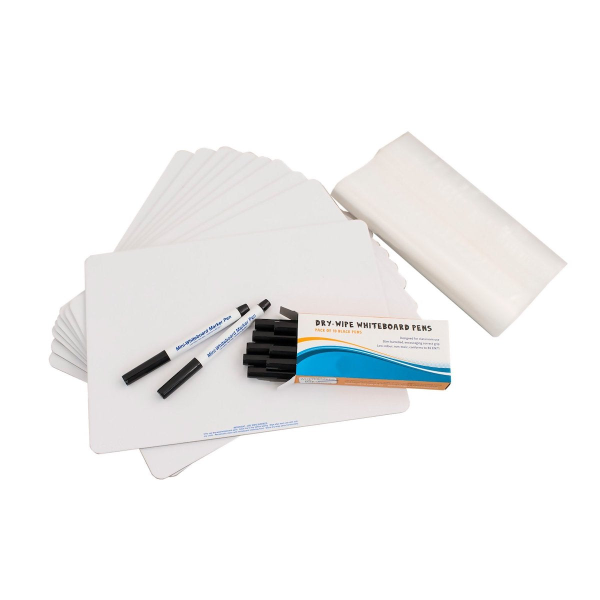 Music A4 Plain Whiteboard - Pack of 10