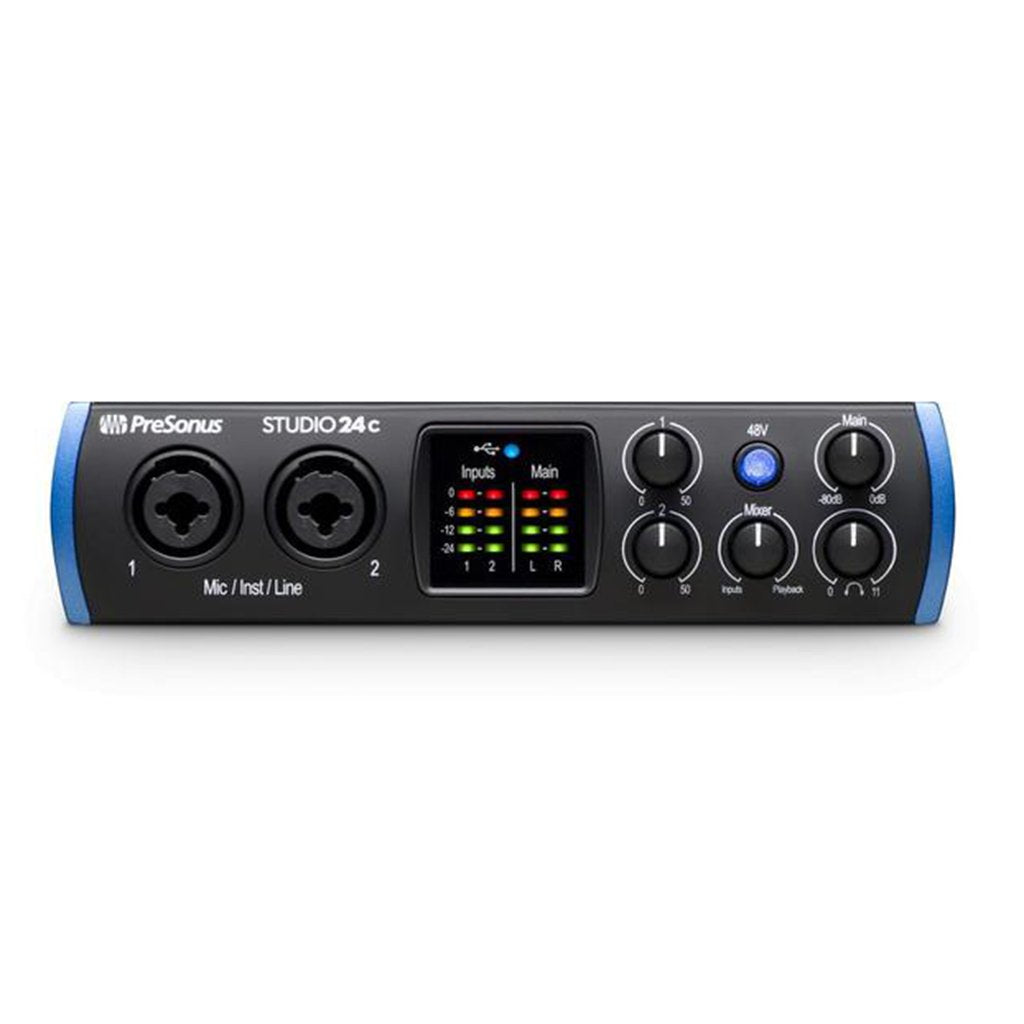 PreSonus Studio 24c USB-C Audio and Midi Interface