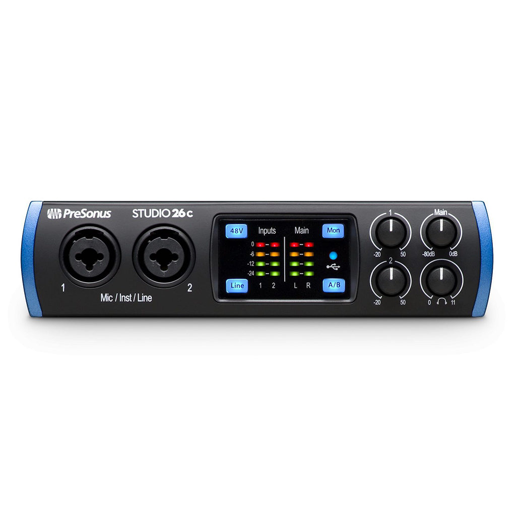 Presonus Studio 26c USB-C Audio and Midi Interface